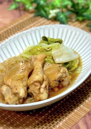 母の味*手羽元と白菜のとろとろ煮込み-レシピのメイン写真