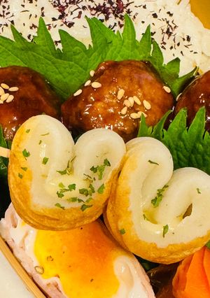 簡単！お弁当にハートちくわチーズ♡-レシピのメイン写真