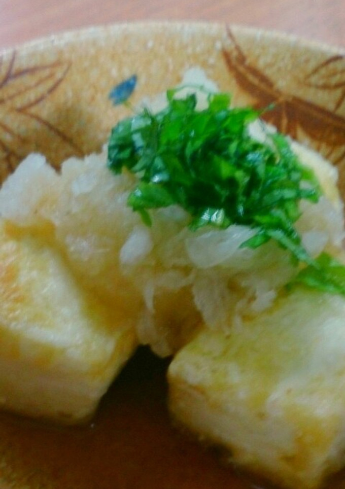 我が家の簡単揚げだし豆腐-レシピのメイン写真