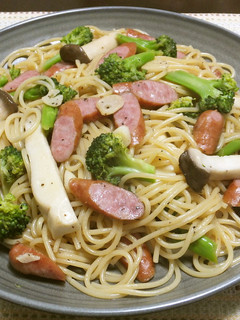 粗挽きソーセージの和風パスタ-レシピのメイン写真