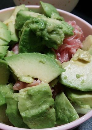 居酒屋風☆マグロアボカド！-レシピのメイン写真
