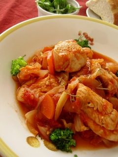 ハーブ香る鶏肉のトマト煮込み-レシピのメイン写真
