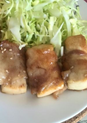 ふわっと豆腐の肉巻き-レシピのメイン写真