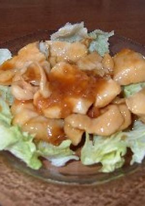 茹鳥の梅餡がけ-レシピのメイン写真