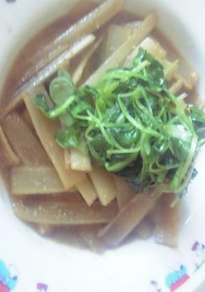 うどの甘酢きんぴら炒め-レシピのメイン写真