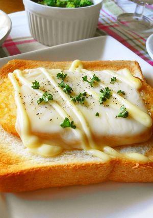 朝食に＊ハッシュポテトのトースト-レシピのメイン写真