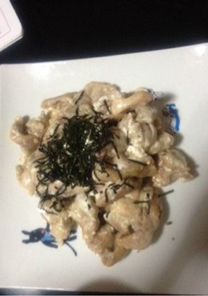 鶏肉のクリチ和え-レシピのメイン写真