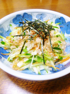 長芋のきざみ山葵ドレッシングサラダ-レシピのメイン写真