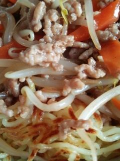 青椒肉絲の素であんかけ焼きそば-レシピのメイン写真