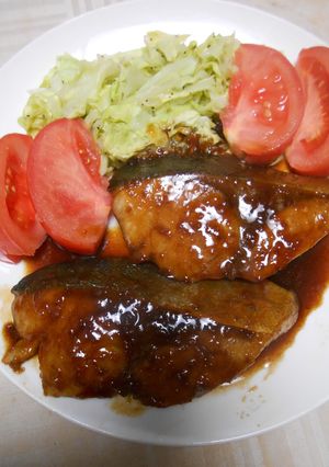 ぶりの柚子胡椒入り醤油からめ焼き-レシピのメイン写真