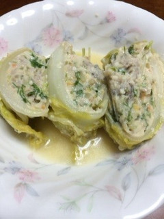 白菜のと水菜の鯵ロール-レシピのメイン写真