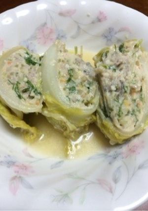 白菜のと水菜の鯵ロール-レシピのメイン写真
