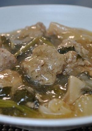赤かぶと肉だんごの中華煮込み-レシピのメイン写真