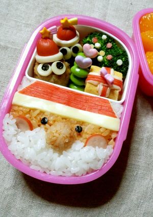 キャラ弁♪クリスマス☆サンタさんお弁当-レシピのメイン写真