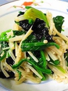 ほうれん草とえのきの海苔ポン和え-レシピのメイン写真