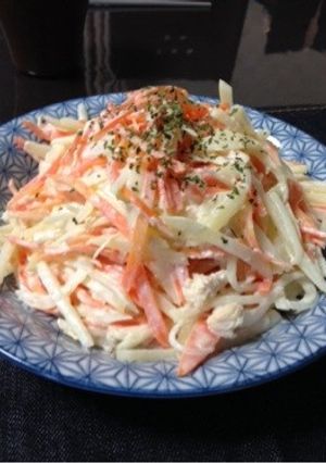 千切りポテトと人参のサラダ-レシピのメイン写真