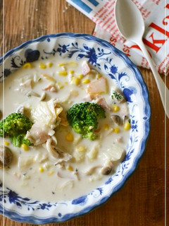 ぽっかぽか。白菜とチーズのクリーム煮-レシピのメイン写真
