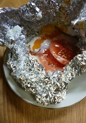 トマトと卵のオーブントースター焼き-レシピのメイン写真