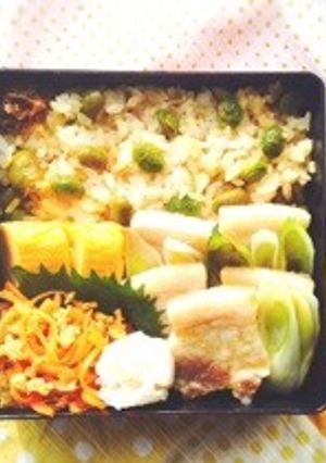 混ぜるだけ！お弁当に！枝豆ごはん。-レシピのメイン写真