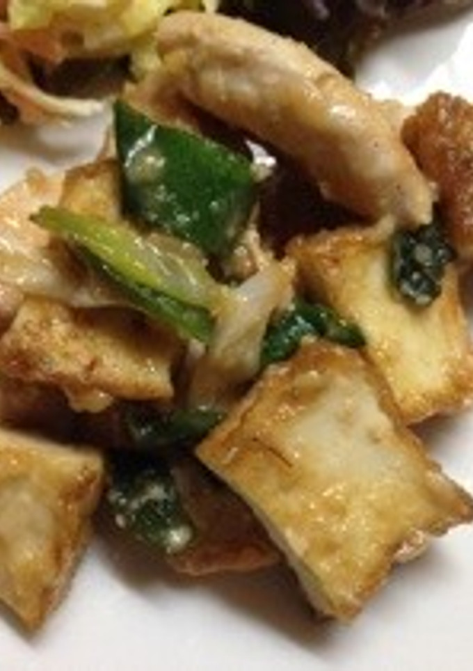 鶏ムネ肉と厚揚げの味噌炒め(^_^)-レシピのメイン写真