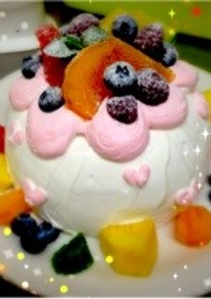 結婚記念日のケーキ2-レシピのメイン写真