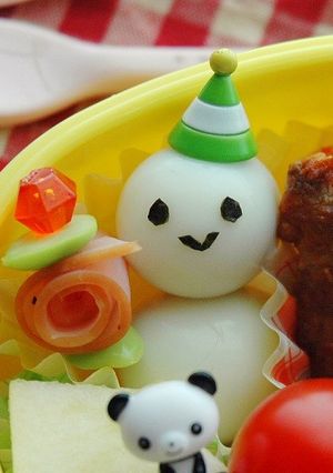 うずらの卵で雪だるま☆-レシピのメイン写真