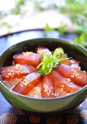 美味しい♪我が家の漬けマグロ丼✿-レシピのメイン写真
