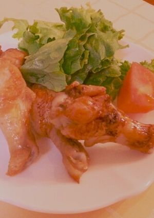 手羽元のこんがり焼き☆魚焼きグリルで-レシピのメイン写真