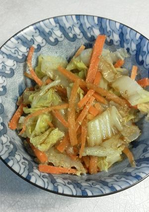 残った白菜で簡単ゴマ和え-レシピのメイン写真