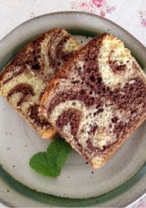 ココアマーブルのパウンドケーキ-レシピのメイン写真