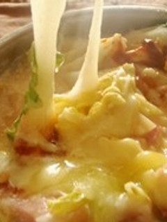 ベーコンと餅のはちみつ味噌クリーム煮-レシピのメイン写真