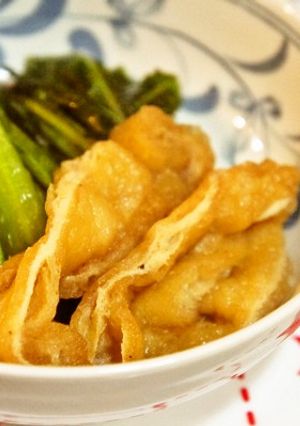 フライパンde高菜とお揚げさんのサッと煮-レシピのメイン写真