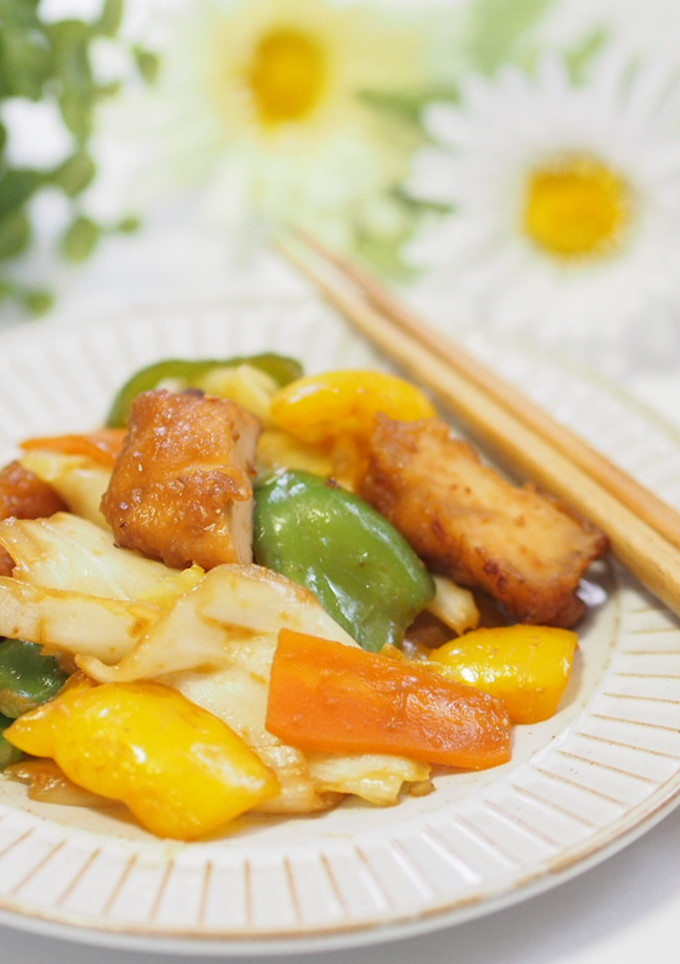 ✿唐揚げの残りで✧野菜の味噌炒め✿-レシピのメイン写真
