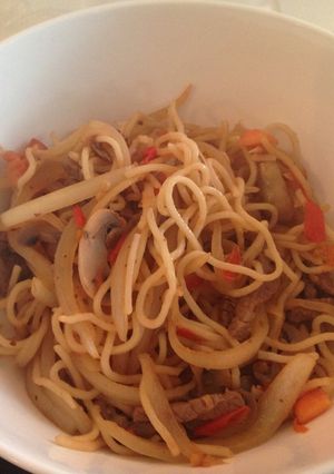 トマト焼きそば-レシピのメイン写真