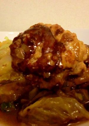 ふっくら肉だんごのしょうゆ煮込みじゃよ-レシピのメイン写真