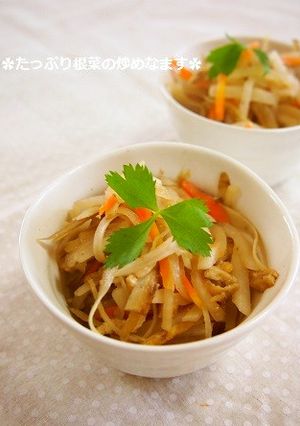 簡単！たっぷり根菜の炒めなます-レシピのメイン写真