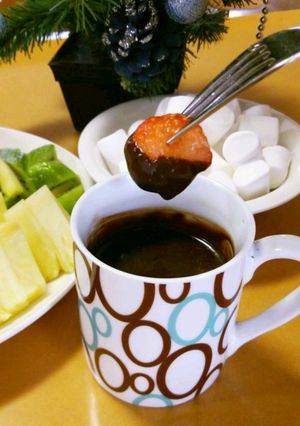 祝☆10件 マグカップチョコフォンデュ！-レシピのメイン写真