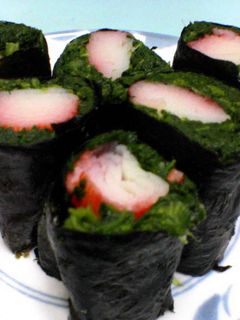 ほうれん草のり巻き♪-レシピのメイン写真
