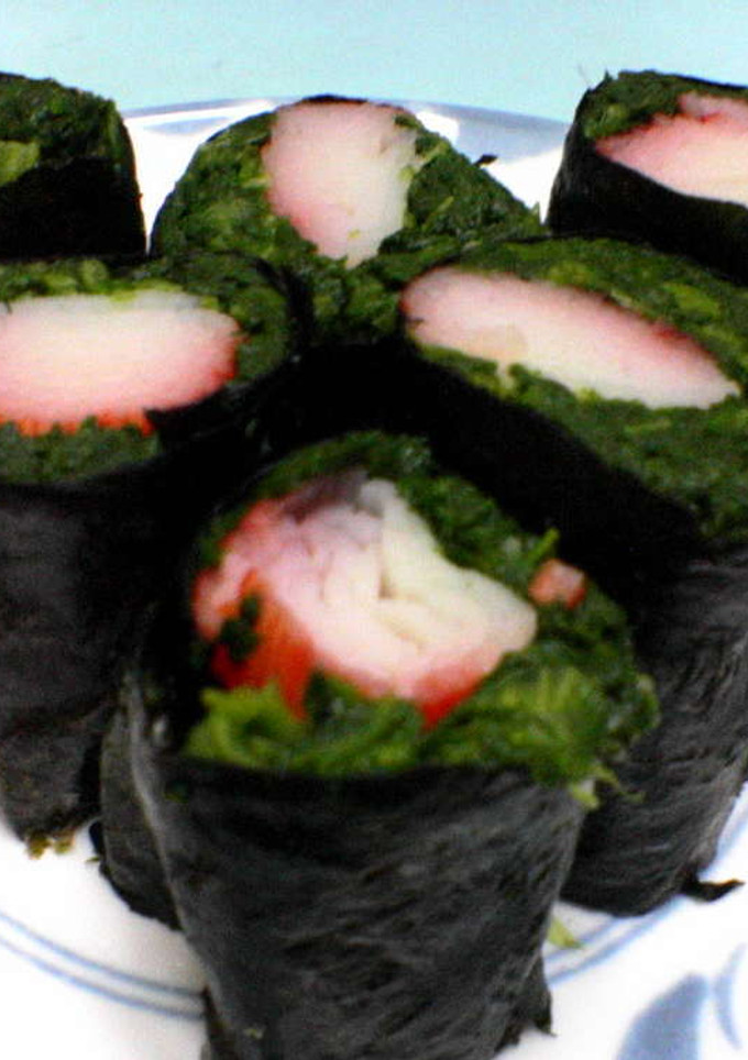 ほうれん草のり巻き♪-レシピのメイン写真
