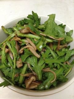 春菊のサラダ-レシピのメイン写真