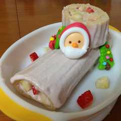 離乳食後期〜*クリスマスケーキ*-レシピのメイン写真