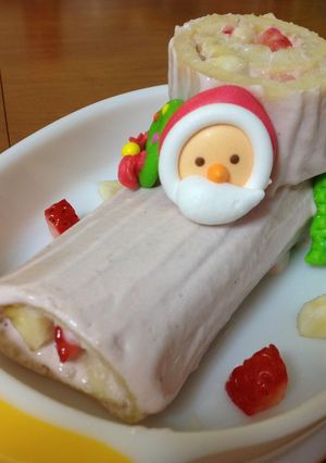 離乳食後期〜*クリスマスケーキ*-レシピのメイン写真