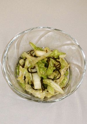 白菜の塩昆布の和え-レシピのメイン写真