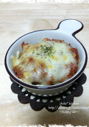 ミートソースde大根のチーズ焼き♪-レシピのメイン写真