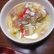 ス-プジャーで朝食のスープ♪
