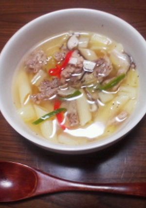 ス－プジャーで朝食のスープ♪-レシピのメイン写真