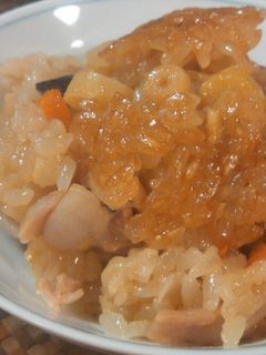 "つやつや中華おこわ" ~ 炊飯器で-レシピのメイン写真