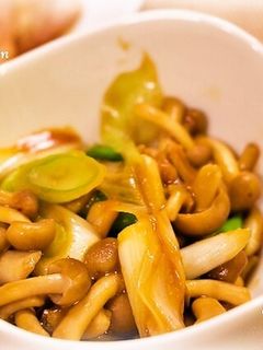 長ネギとしめじのはちみつ味噌バター炒め☆-レシピのメイン写真