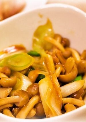 長ネギとしめじのはちみつ味噌バター炒め☆-レシピのメイン写真
