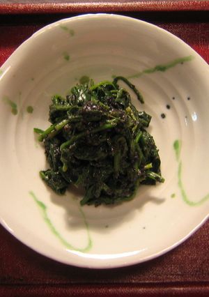 ほうれんそうの胡麻和え-レシピのメイン写真